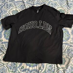 H&M Black Soho LDN Men's Tee